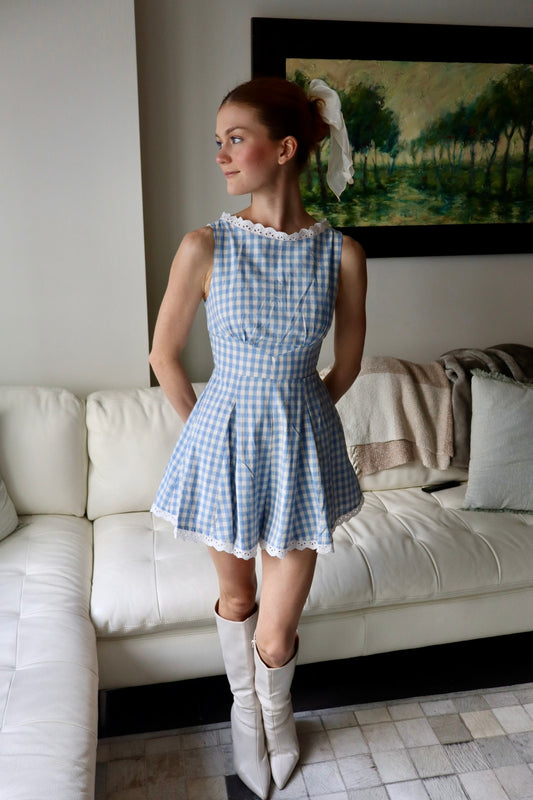 Grace Gingham Romper